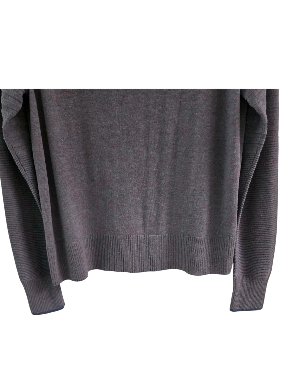 Smartwool Edgewood Mock Neck Sweater Merino Wool Blend Purple Sweater Size M - Picture 3 of 8